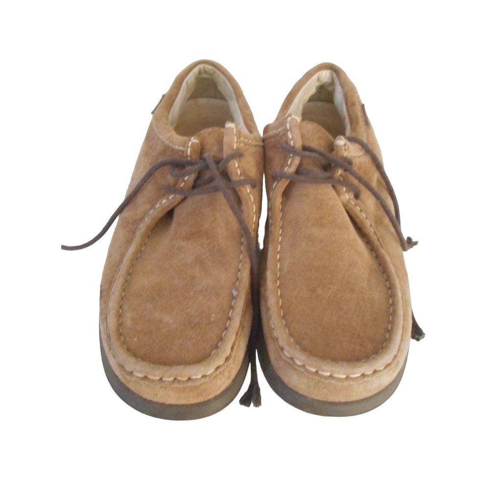 Hush Puppies Mens Leather Loafer Brown Dogwood Suede Casual Shoes 7.5 D M